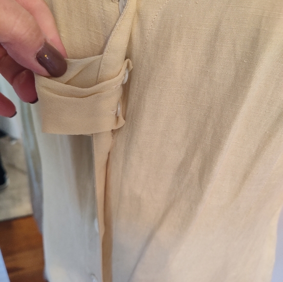 Vintage nwot The Limited silk and linen long sheath dress/duster - Picture 8 of 14